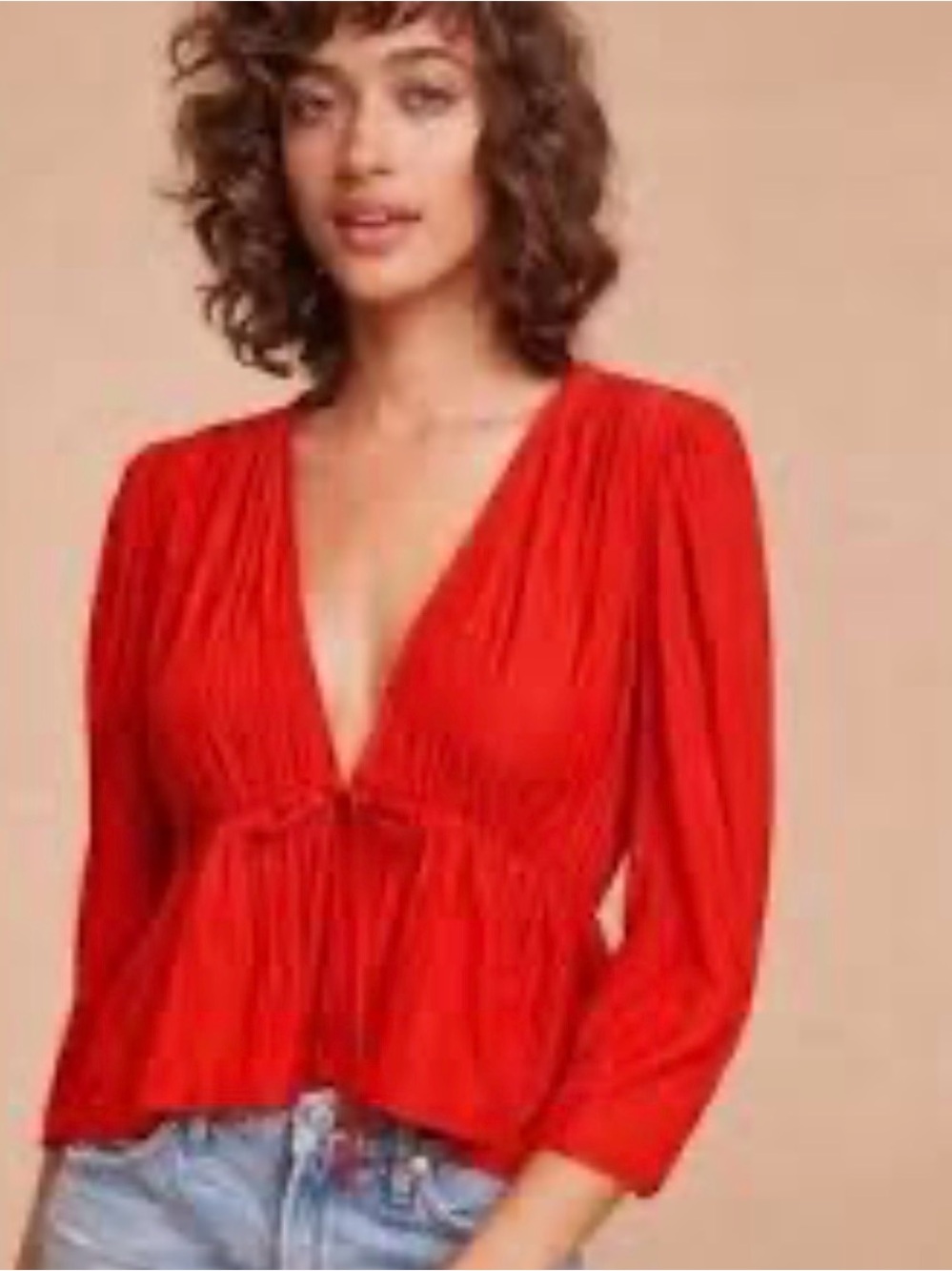 Wilfred SHANINA Blouse Size M Poppy Crepe